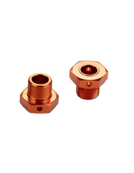 Hex Hub Adaptor 17mm (Orange/2pcs)