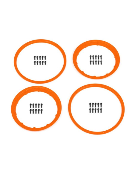 HEAVY DUTY WHEEL BEAD LOCK RINGS (ORANGE/FOR 2 WHEELS)