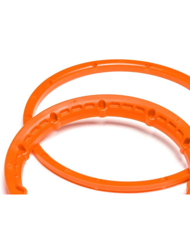HEAVY DUTY WHEEL BEAD LOCK RINGS (ORANGE/FOR 2...