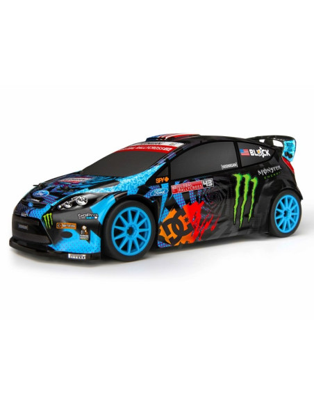 PAINTED MICRO RS4 BODY KEN BLOCK 2013 GRC FORD FIESTA H.F.H.V. (140MM) 1:18