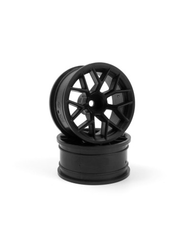 RTR WHEEL 26MM BLACK 6MM OFFSET/2PCS