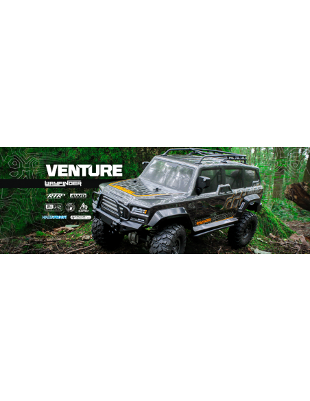 Venture Wayfinder 1/10 Crawler RTR Metallic - Gunmetal