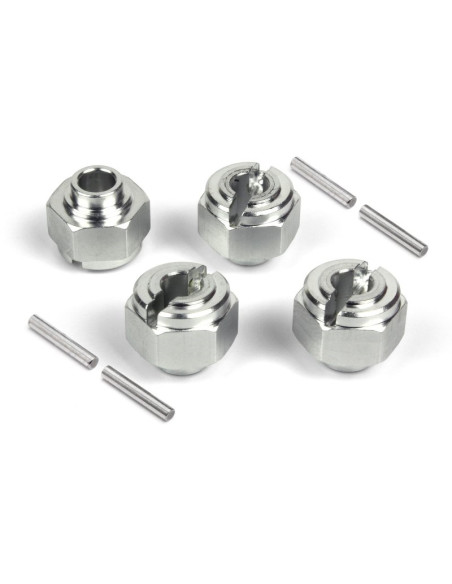 Machined Hex Wheel Hub 12mm 4pcs