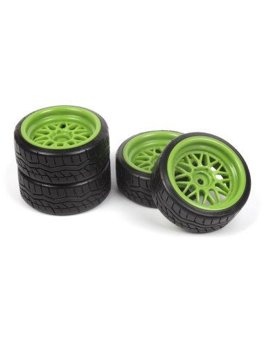 Falken Azenis Drift Tire Premounted on HRE C90...