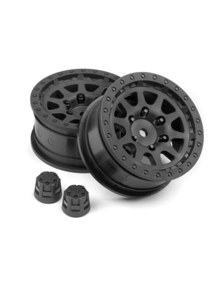CR10 WHEEL 1.9in (BLACK/2PCS)