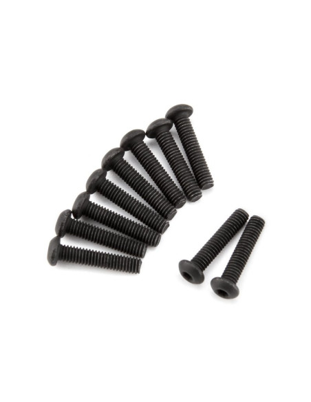 BUTTON HEAD SCREW M2.5X12MM (HEX SOCKET/10PCS)