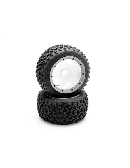 PROTO TIRE (White/Baja 5B Rear/2pcs)