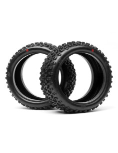 PROTO TIRE (Red/ 1/8 Buggy) 2