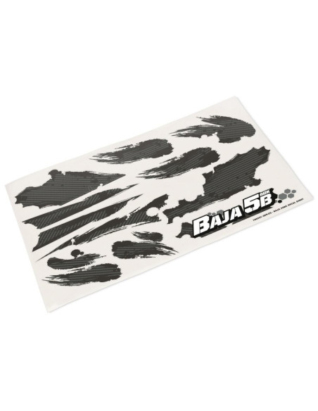 BAJA 5B1 BUGGY CLEAR BODY w/ 2022 DECALS
