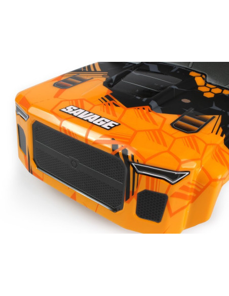 GTXL6 Kingcab Painted Truck Body (Orange/Black)