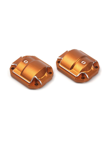 Aluminum Diff Cover (Orange/2pcs)