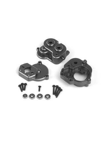 Aluminum Center Gear Box Set (Gunmetal)