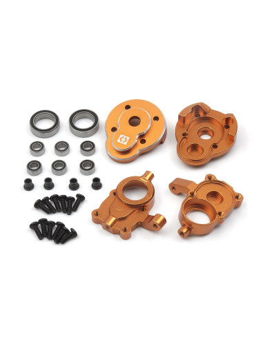 Aluminum Portal Steering Spindle Set (Orange)