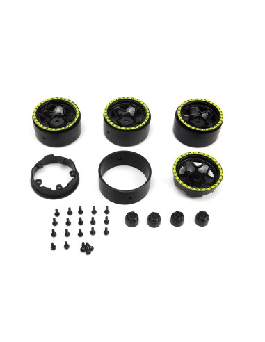 CL5 Beadlock Wheel 1.2in (Green/4pcs)