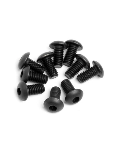 BUTTON HEAD SCREW M4x8mm 10pcs