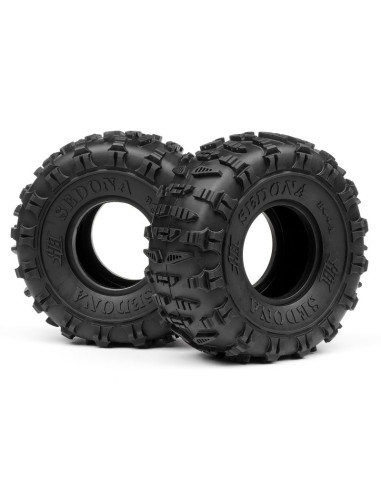 SEDONA TIRE WHITE/ROCK CRAWLER/2PCS