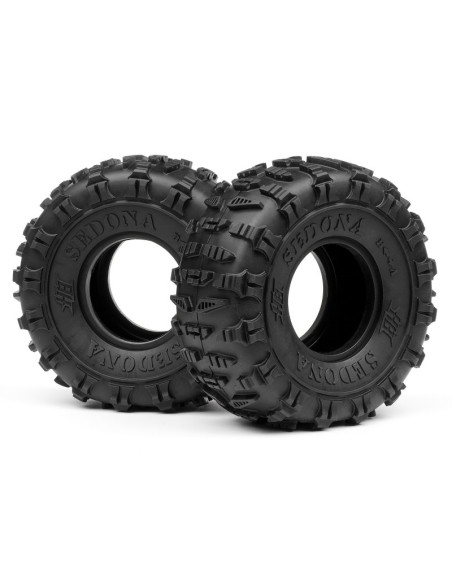 SEDONA TIRE WHITE/ROCK CRAWLER/2PCS