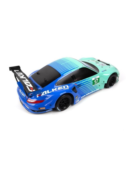Porsche 911 GT3 RSR Falken Painted Body (206mm-210mm)