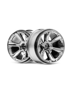 6SHOT MT WHEEL (CHROME/2PCS)