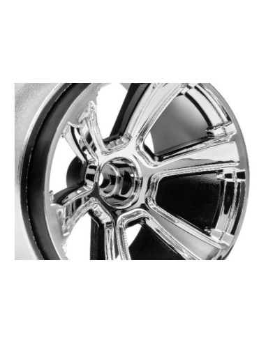 6SHOT MT WHEEL (CHROME/2PCS)