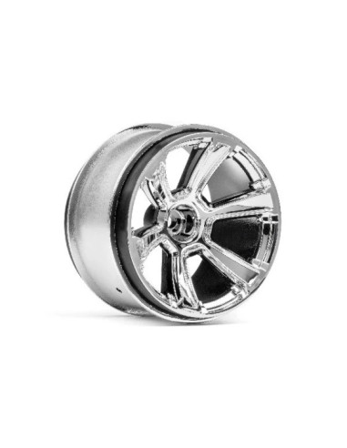 6SHOT MT WHEEL (CHROME/2PCS)