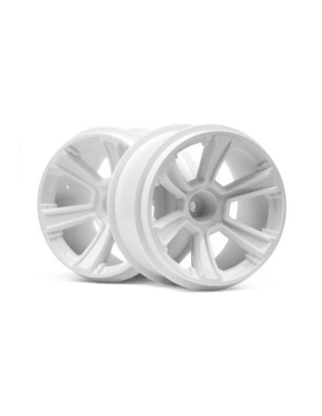 6SHOT MT WHEEL (WHITE/2PCS)
