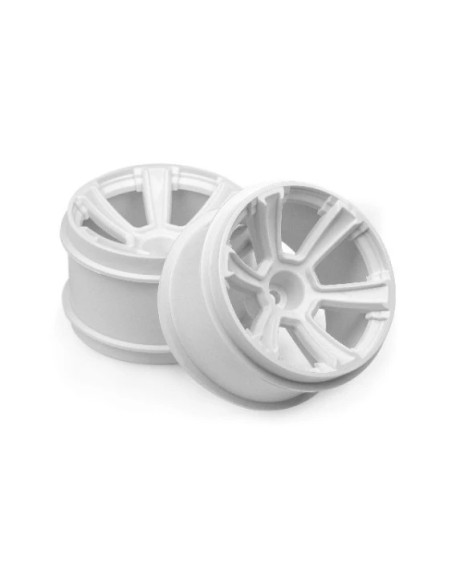 6SHOT MT WHEEL (WHITE/2PCS)