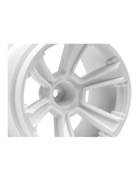 6SHOT MT WHEEL (WHITE/2PCS)