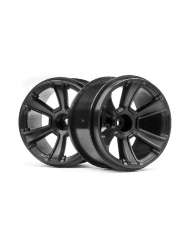 6SHOT MT WHEEL (BLACK/2PCS)
