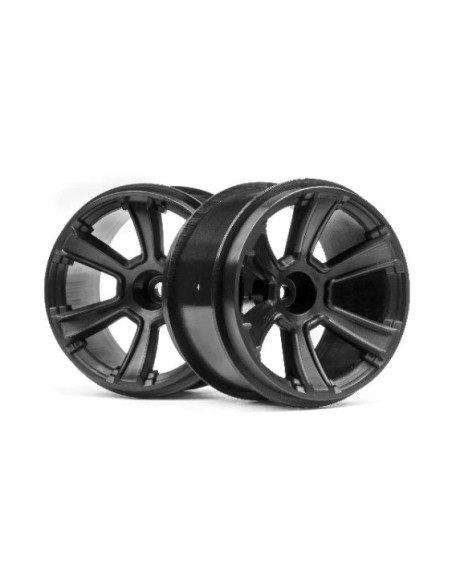 6SHOT MT WHEEL (BLACK/2PCS)