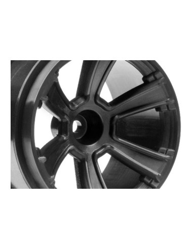 6SHOT MT WHEEL (BLACK/2PCS)