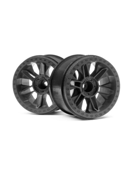 6SHOT ST WHEEL (BLACK/2PCS)