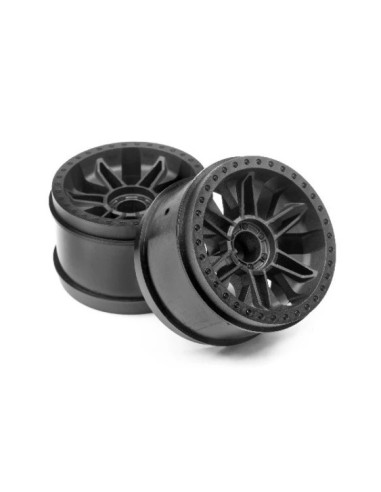6SHOT ST WHEEL (BLACK/2PCS)