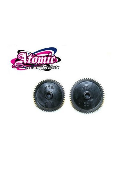 Durable Spur Gear: 51T/55T Atomic