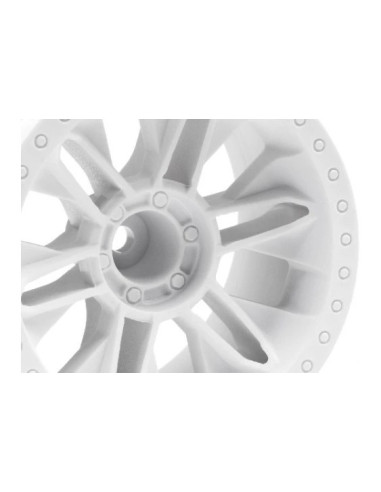 6SHOT ST WHEEL (WHITE/2PCS)