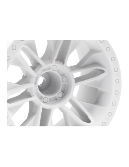 6SHOT ST WHEEL (WHITE/2PCS)