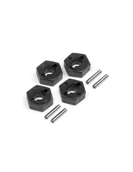 12MM WHEEL HEX HUB SET (4PCS)