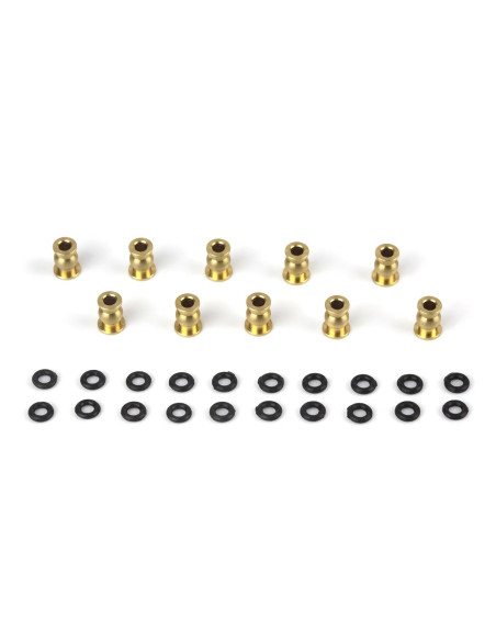 Pivot Ball 4.5x6mm (Brass/10pcs)