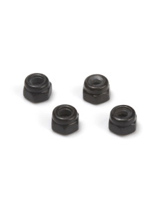 Lock Nut M2 (Black/4pcs)