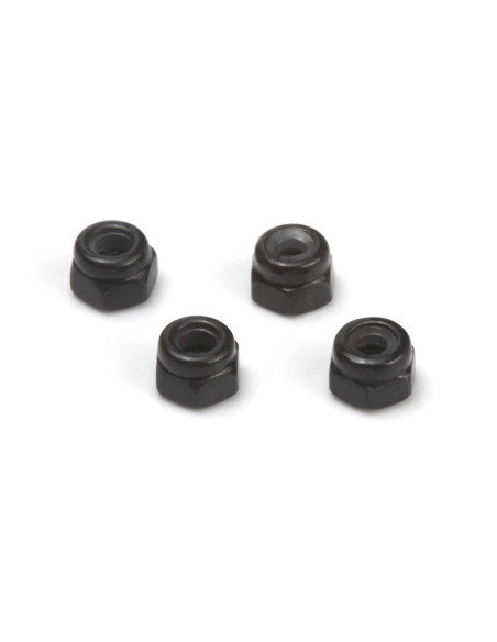 Lock Nut M2 (Black/4pcs)