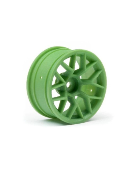 RTR WHEEL 26MM GREEN (6MM OFFSET/2PCS)
