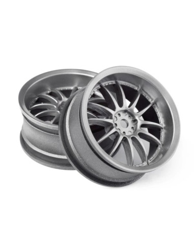 WORK XSA 02C WHEEL 26MM LIGHT GUNMENTAL (3MM/2PCS)