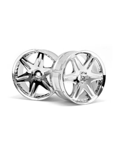 LP32 WHEEL WORK LS406 CHROME (2pcs)