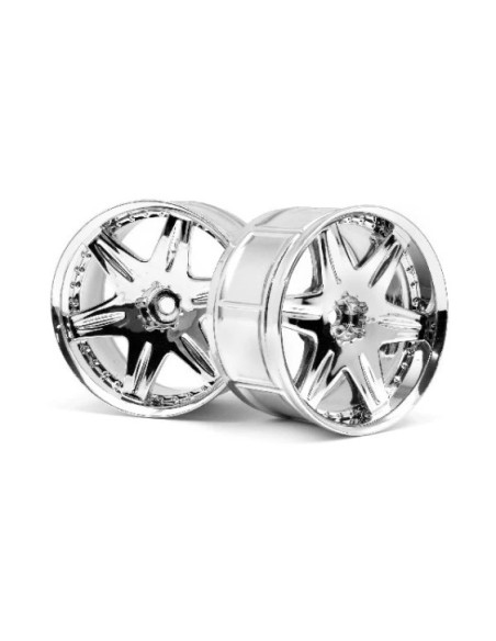 LP35 WHEEL WORK LS406 CHROME (2pcs)