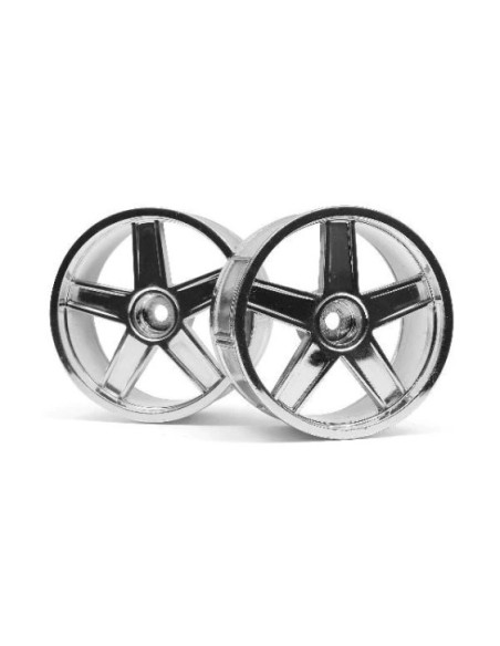 LP29 WHEEL MF TYPE CHROME (3mm OFFSET/2pcs)