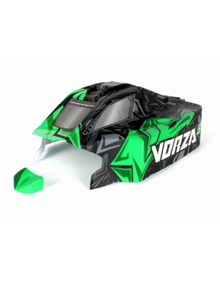 TRIMMED & PRINTED VB2 1:8TH FLUX BUGGY BODY (GREEN)