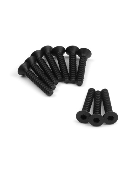 TP. FLAT HEAD SCREW M3x18mm (HEX SOCKET-10pcs)
