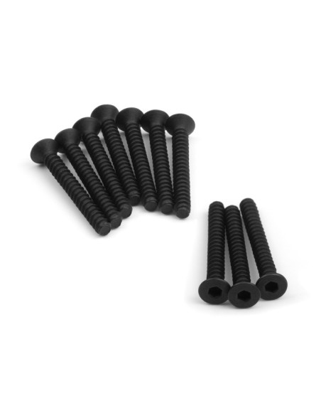 TP. FLAT HEAD SCREW M3x25mm (HEX SOCKET-10pcs)