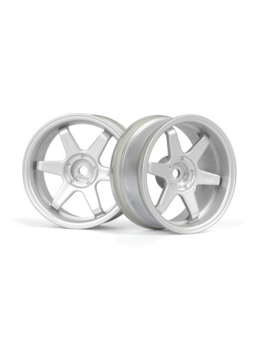 TE37 Wheel 26mm Matte Chrome (6mm Offset)