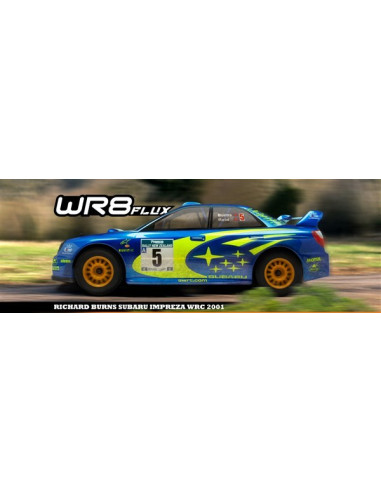 WR8 FLUX 2001 WRC Subaru Impreza RTR